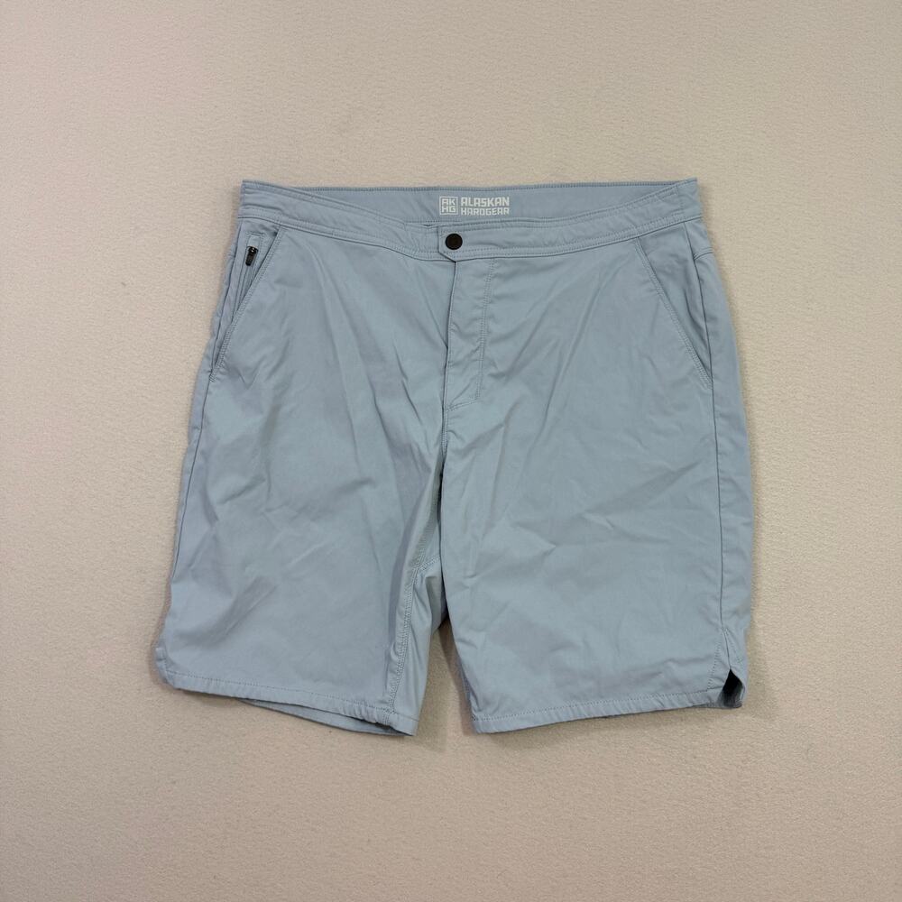 Alaskan Hardgear Free Rein Shorts Men's 38 Blue 10" Inseam Outdoors Hiking